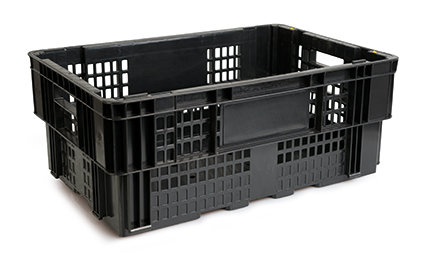 PI-720-B-IS Inter-Stacking Crate - Semi-Vented Base
